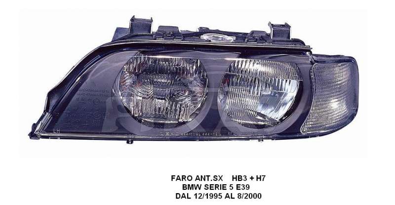 FARO BMW SERIE 5 E39 ANT.SX F/B - Clicca l'immagine per chiudere